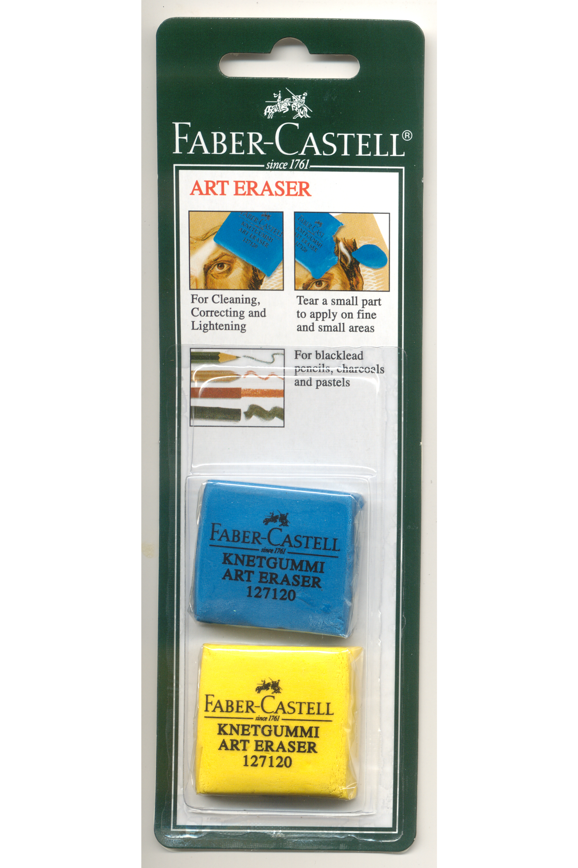 Faber Castell Kneadable Arterasers Pack 2
